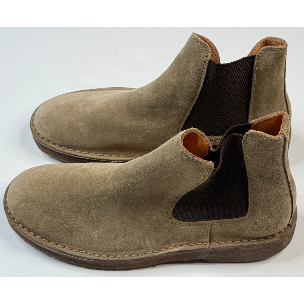 Astorflex Men's Handmade Bitflex‎ Brown Suede Chelsea Boots Size EU 42 - US 9